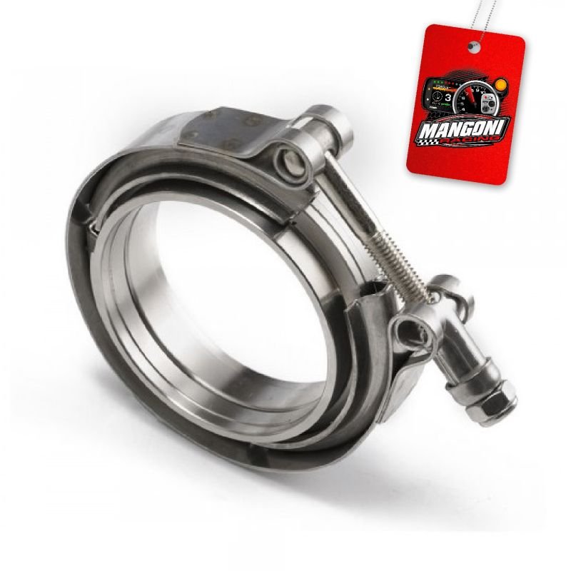 Abraçadeira V - Band 2,5'' Inox Macho e Fêmea - MR Performance