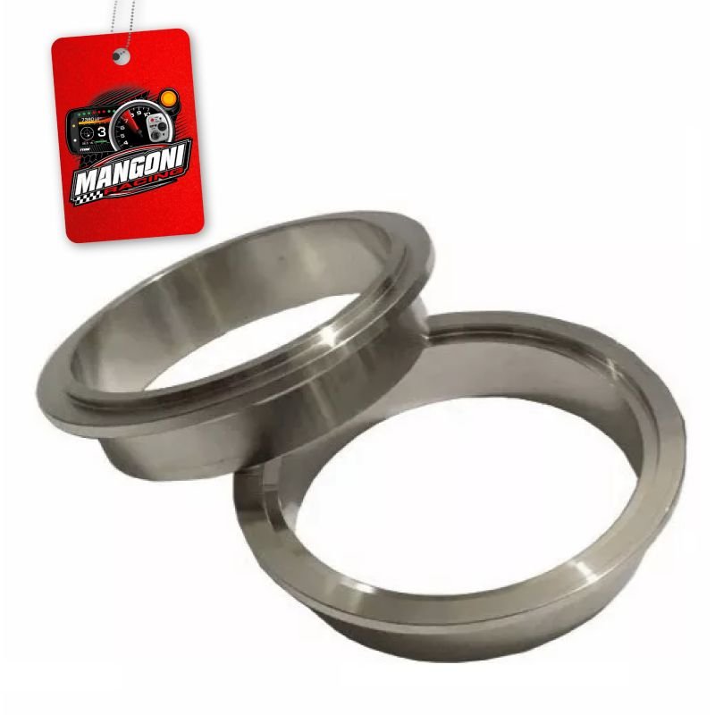 Abraçadeira V - Band 3,5'' Inox Macho e Fêmea - MR Performance