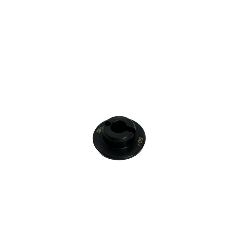 Acabamento do Parafuso do Comando Liso 16/20v Aço Preto - RGTX