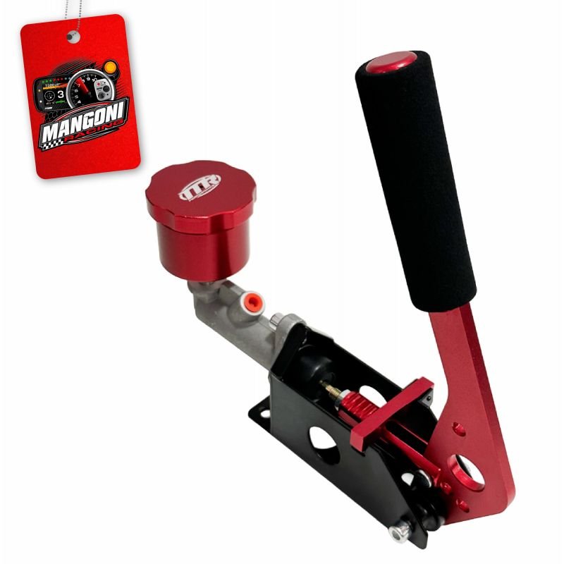 Alavanca Freio De Mão Hidráulica ( Reservatório Rosqueado ) Vermelho - MR Performance
