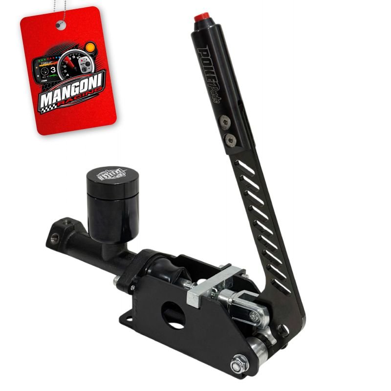 Alavanca Freio De Mão Hidráulica Baixa Preto Com Botão - Poke Parts