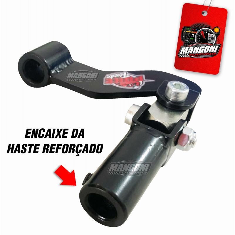 Alavanca Simples De Engate Rápido Longa (345mm) Com trambulador - Poke Parts