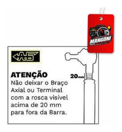 Barra Direção com Terminal - AG