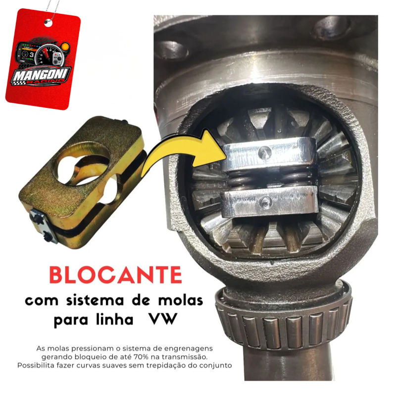 Blocante AP / Fusca Sistema com Mola - Poke Parts