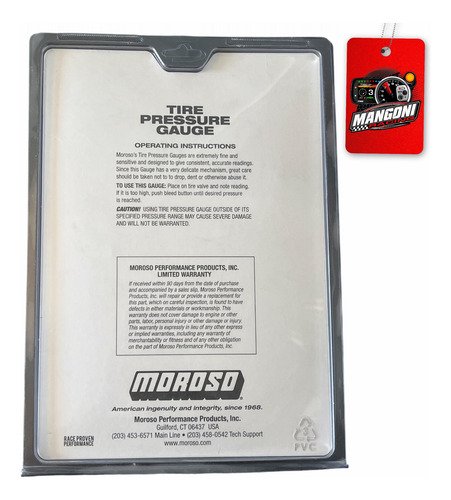 Calibrador de Pneus Analógico 0-40 - Moroso