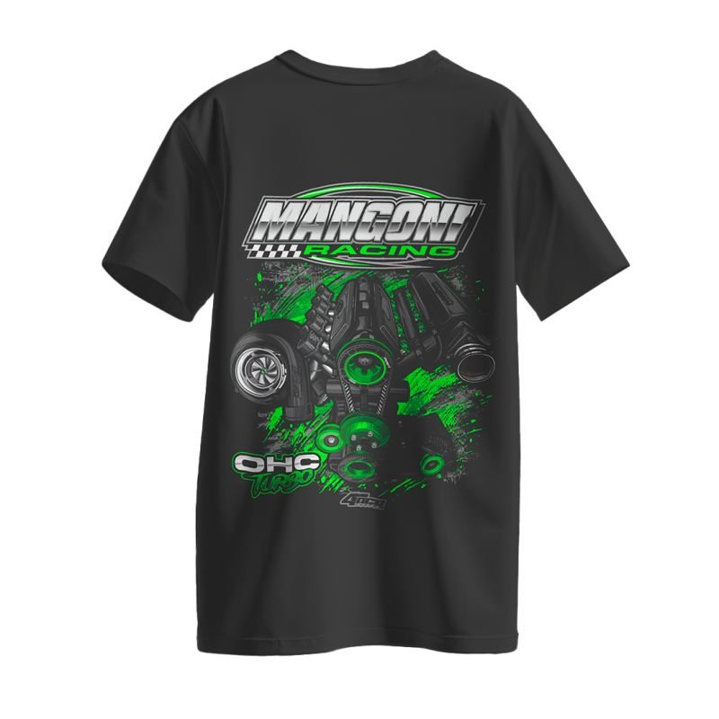 Camiseta Edição Motores / OHC Turbo Tamanho P - Mangoni Racing