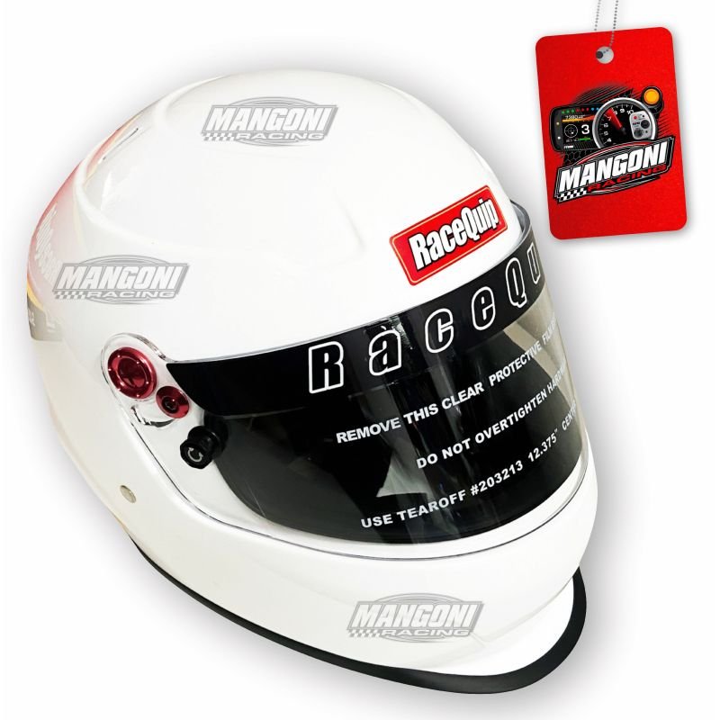 Capacete Homologado Tamanho GG Branco - Racequip