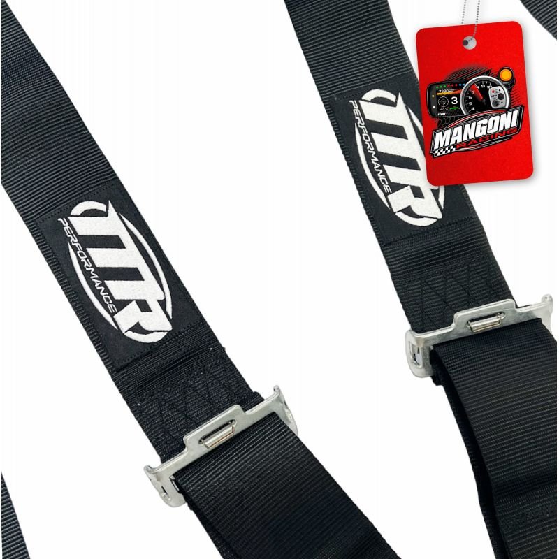 Cinto de Segurança 3' Engate Rápido 5 Pontas Homologado SFI Preto - MR Performance