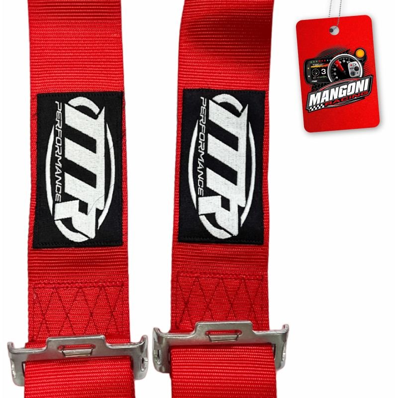 Cinto de Segurança 3' Engate Rápido 5 Pontas Homologado SFI Vermelho - MR Performance