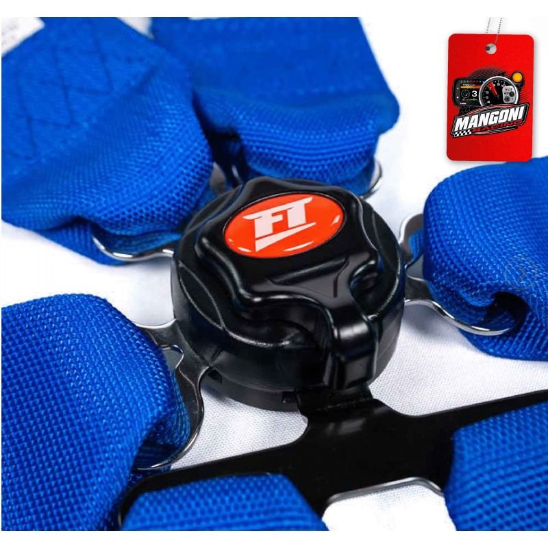 Cinto De Segurança 6 Pontos Com Homologação Fia Azul - Fueltech