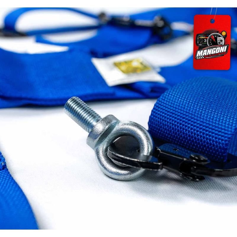 Cinto De Segurança 6 Pontos Com Homologação Fia Azul - Fueltech