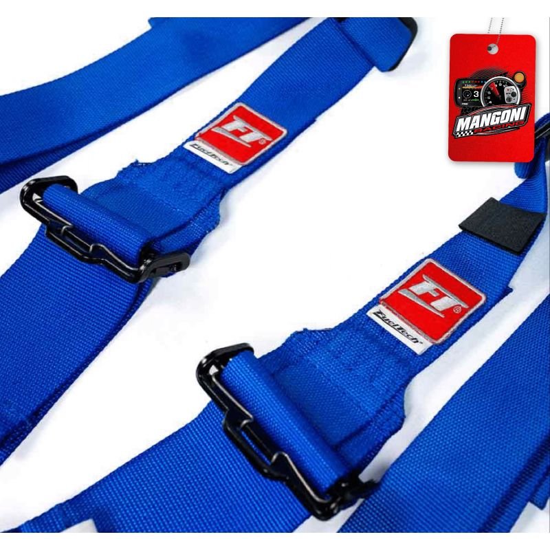 Cinto De Segurança 6 Pontos Com Homologação Fia Azul - Fueltech