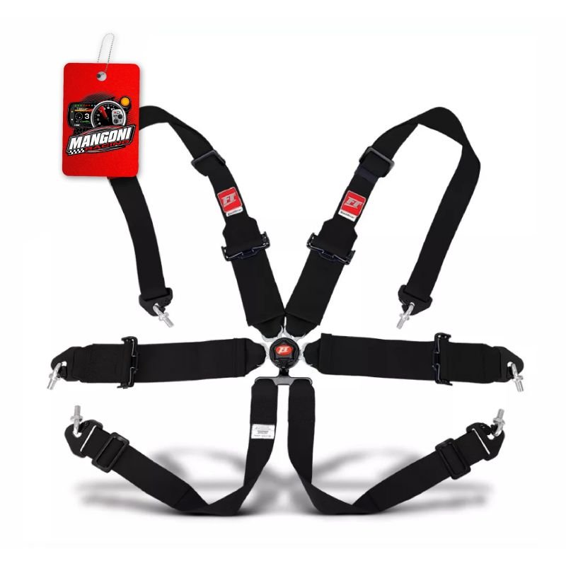 Cinto De Segurança 6 Pontos Com Homologação Fia Preto - Fueltech