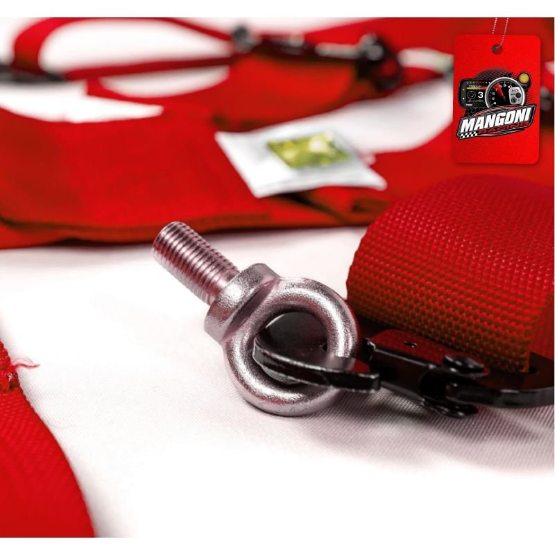 Cinto De Segurança 6 Pontos Com Homologação Fia Vermelho - Fueltech