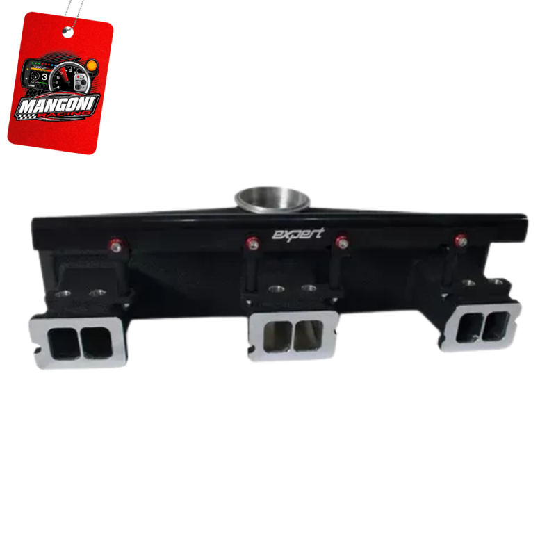 Coletor Admissão GM Opala Race 6 Bicos TIP 45 Preto Texturizado V-Band - Expert