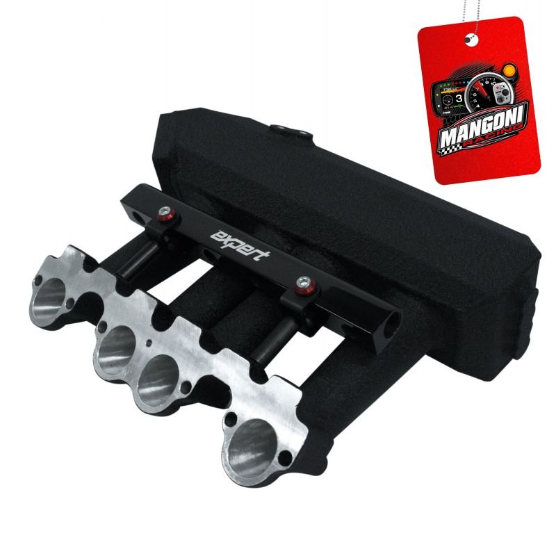 Coletor Admissão Unilateral 4 Bicos VW Ap 8v Preto Texturizado G1 TBI Para Frente Single Plenum - Expert