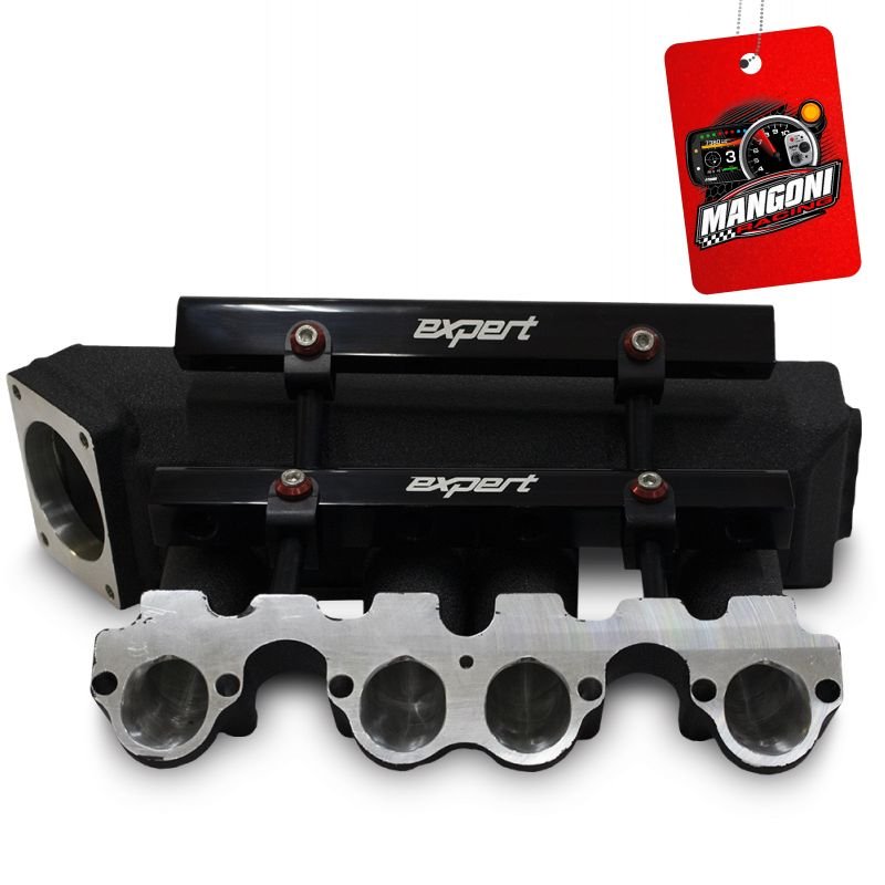 Coletor Admissão Unilateral 8 Bicos VW Ap 8v Preto Texturizado G1 TBI Para Frente Single Plenum - Expert