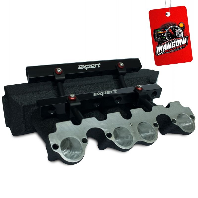 Coletor Admissão Unilateral 8 Bicos VW Ap 8v Preto Texturizado G2 G3 e G4 TBI Para Trás Single Plenum - Expert