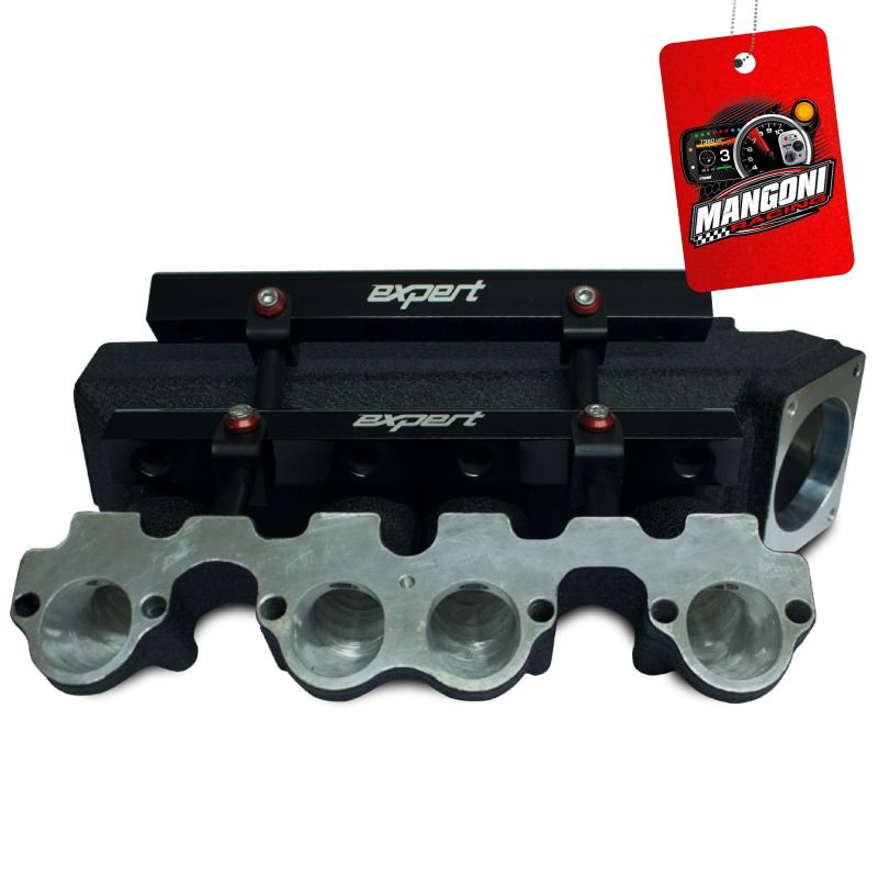 Coletor Admissão Unilateral 8 Bicos VW Ap 8v Preto Texturizado G2 G3 e G4 TBI Para Trás Single Plenum - Expert