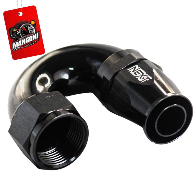Conexão 6an 180° Preta - NEXT C180BAN6F