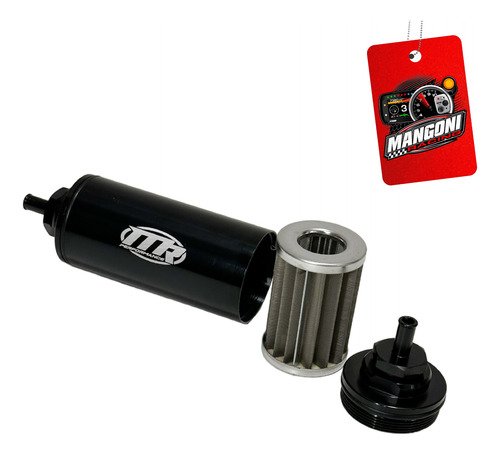 Filtro de Combustível 3/8 Preto - MR Performance