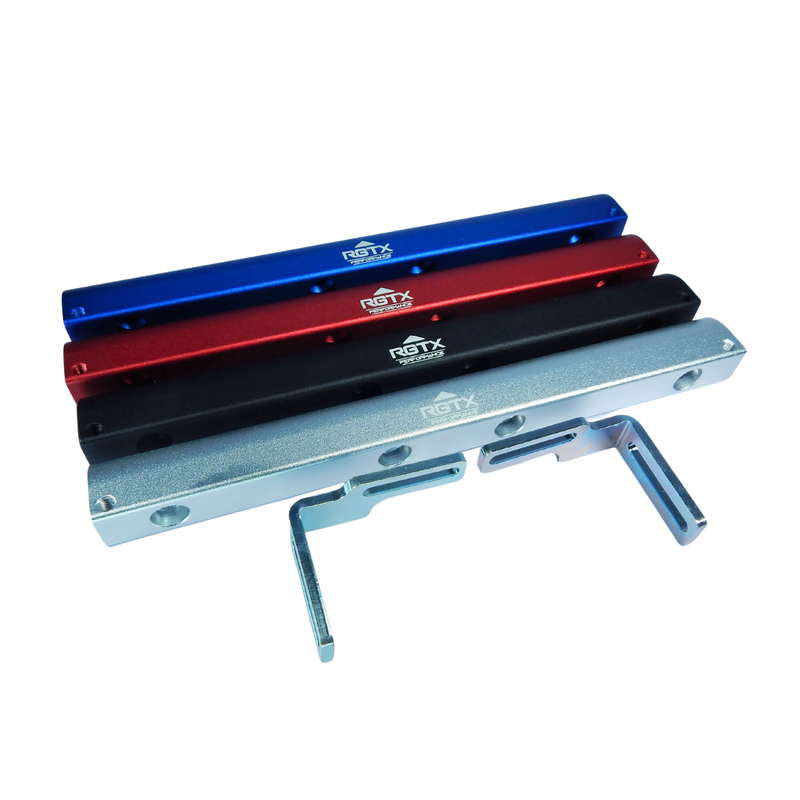 Flauta de Combustível Fluxo Cruzado Inferior RGTX - Prata