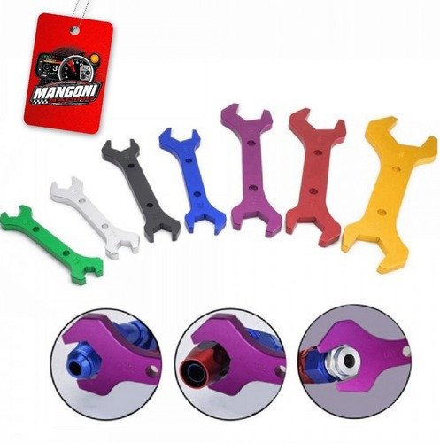 Jogo de Chave Duplo Billet Para Conexões 3an a 20an Colorido - MR Performance