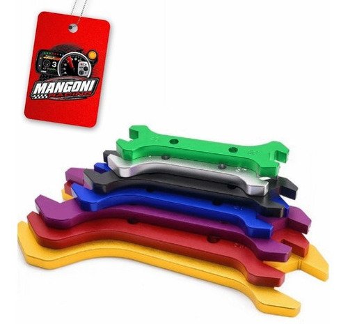 Jogo de Chave Duplo Billet Para Conexões 3an a 20an Colorido - MR Performance