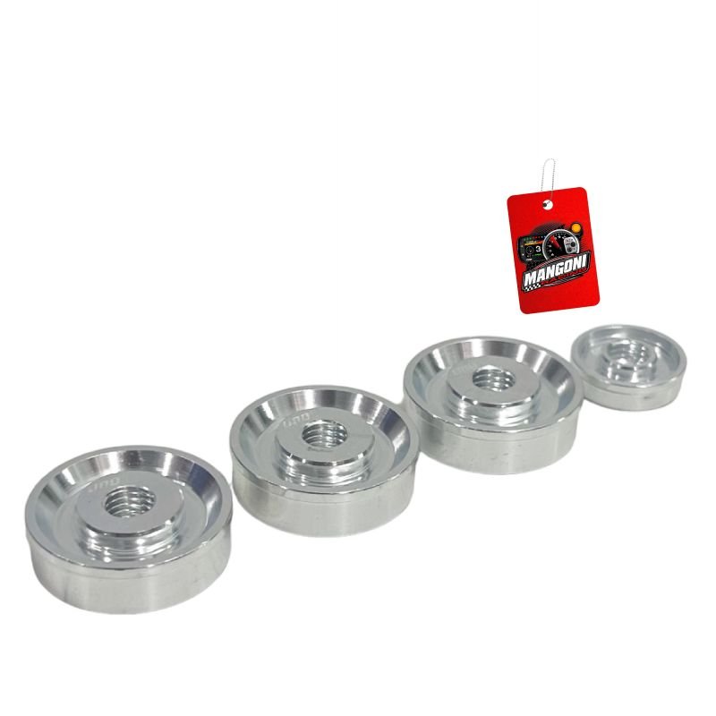 Kit 3 Selos Bloco + 1 Selo Frontal Cabeçote AP 8v Prata - Unique1