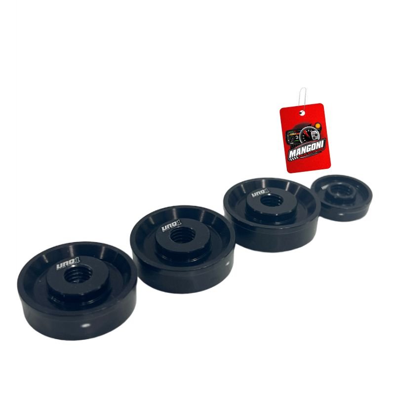 Kit 3 Selos Bloco + 1 Selo Frontal Cabeçote AP 8v Preto - Unique1