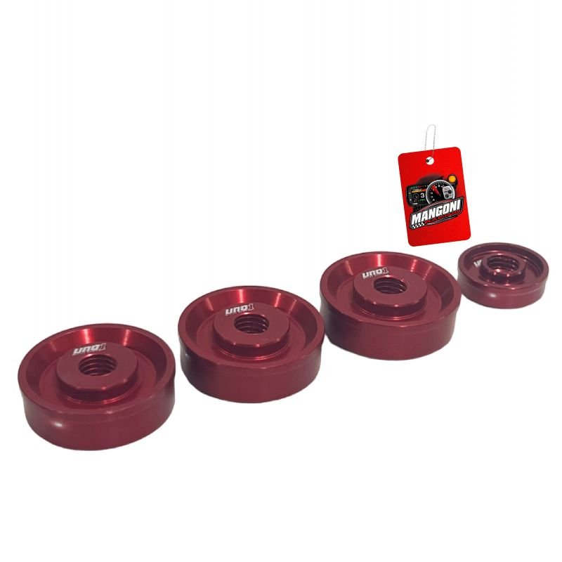Kit 3 Selos Bloco + 1 Selo Frontal Cabeçote AP 8v Vermelho - Unique1