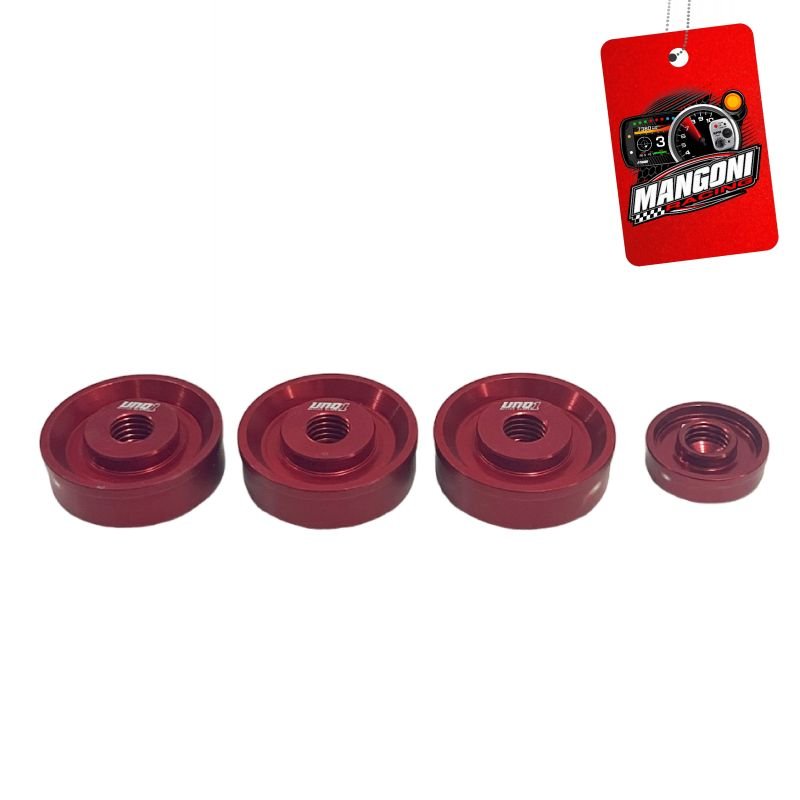 Kit 3 Selos Bloco + 1 Selo Frontal Cabeçote AP 8v Vermelho - Unique1