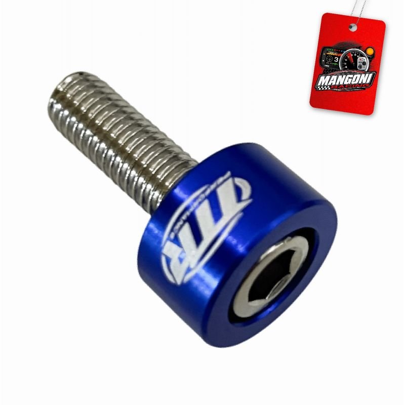 Kit de Arruela Billet Universal C/ Parafuso M8 - Azul 8 Und. - MR Performance