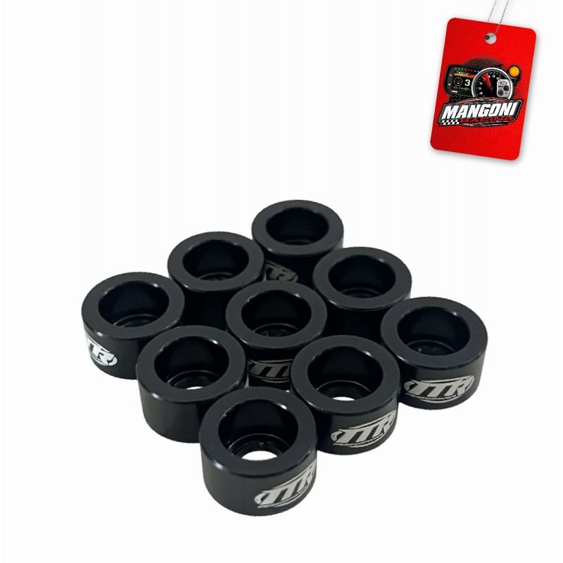 Kit de Arruela Billet Universal C/ Parafuso M8 - Preto 8 Und. - MR Performance