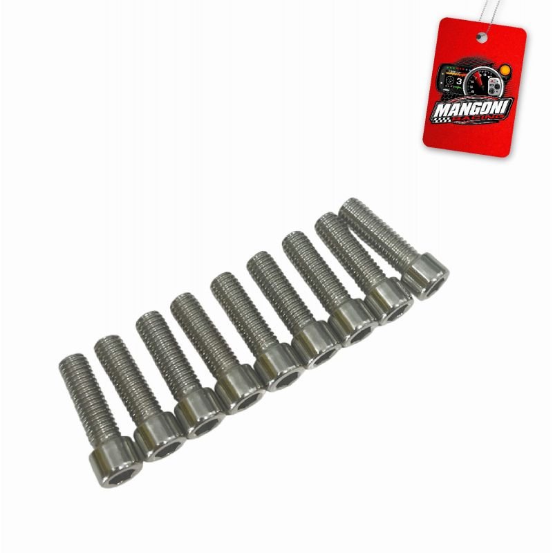 Kit de Arruela Billet Universal C/ Parafuso M8 - Preto 8 Und. - MR Performance