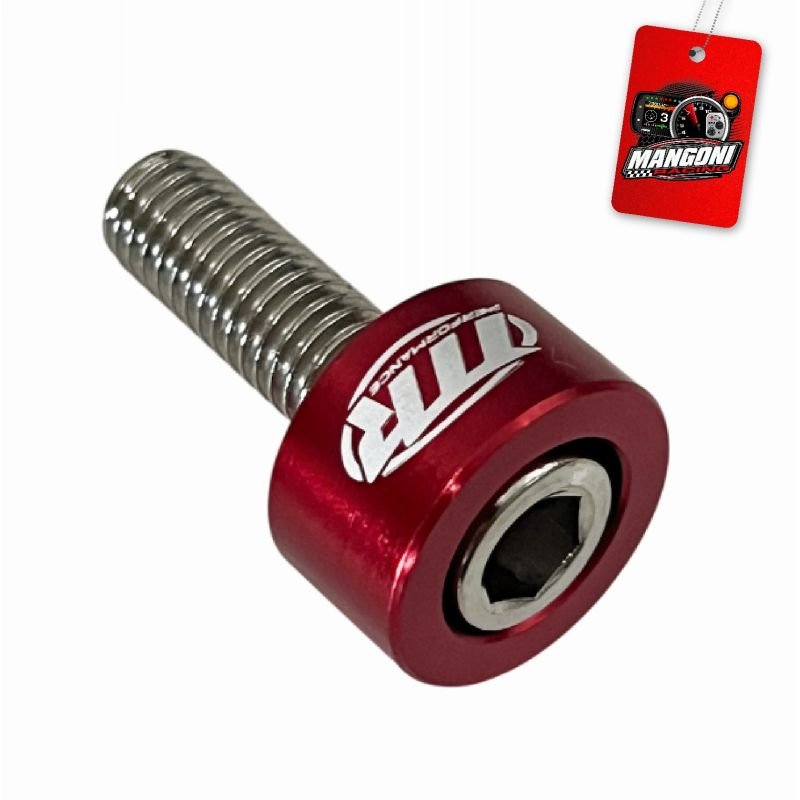 Kit de Arruela Billet Universal C/ Parafuso M8 - Vermelho 8 Und. - MR Performance