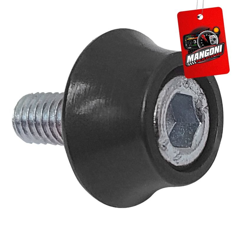Kit de Arruela Billet Universal Com Parafuso M6 Preta 8 Unidades - Unique1