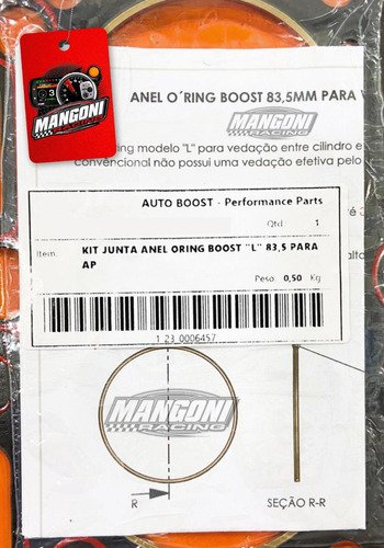Kit Oring 83,50mm em L - Auto Boost