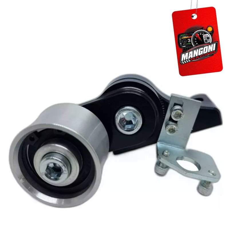 Kit Polia Roda Fonica + Alternador Poly V Com Esticador Fusca Preta - Unique1