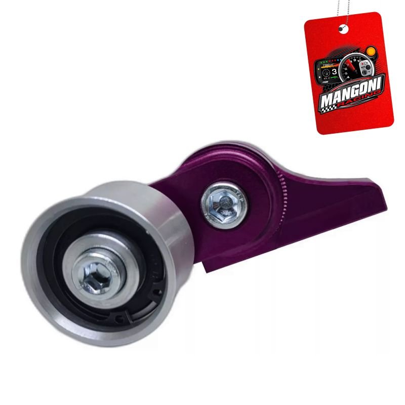 Kit Polia Roda Fonica + Alternador Poly V Com Esticador Fusca Roxo - Unique1