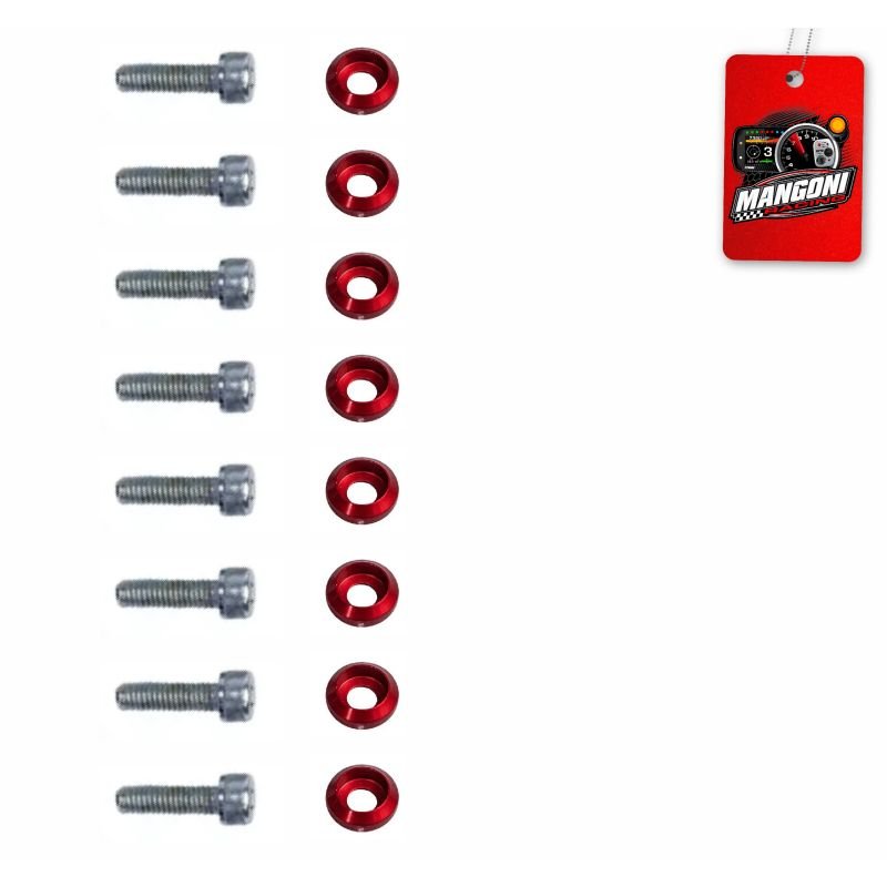 Kit Tampa + Arruelas Vermelho - Expert