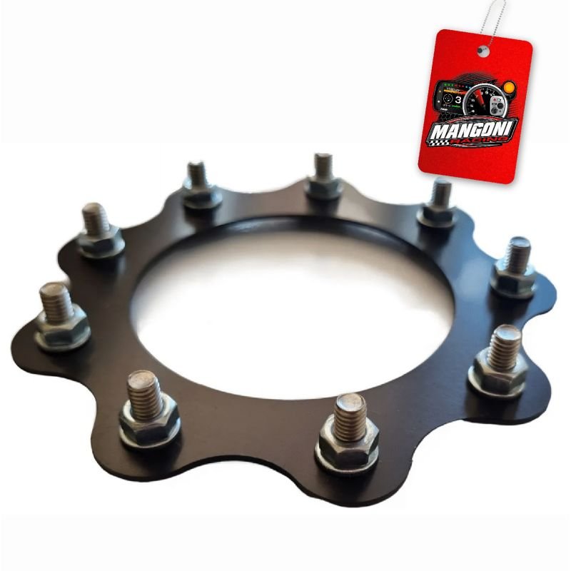 Moldura Para Escape 3' Preto - Poke Parts