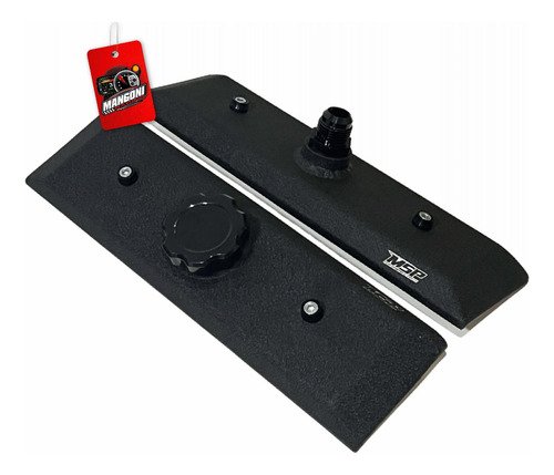 Par de Tampa Válvula de Chevette Preto Texturizado - MSP Racing