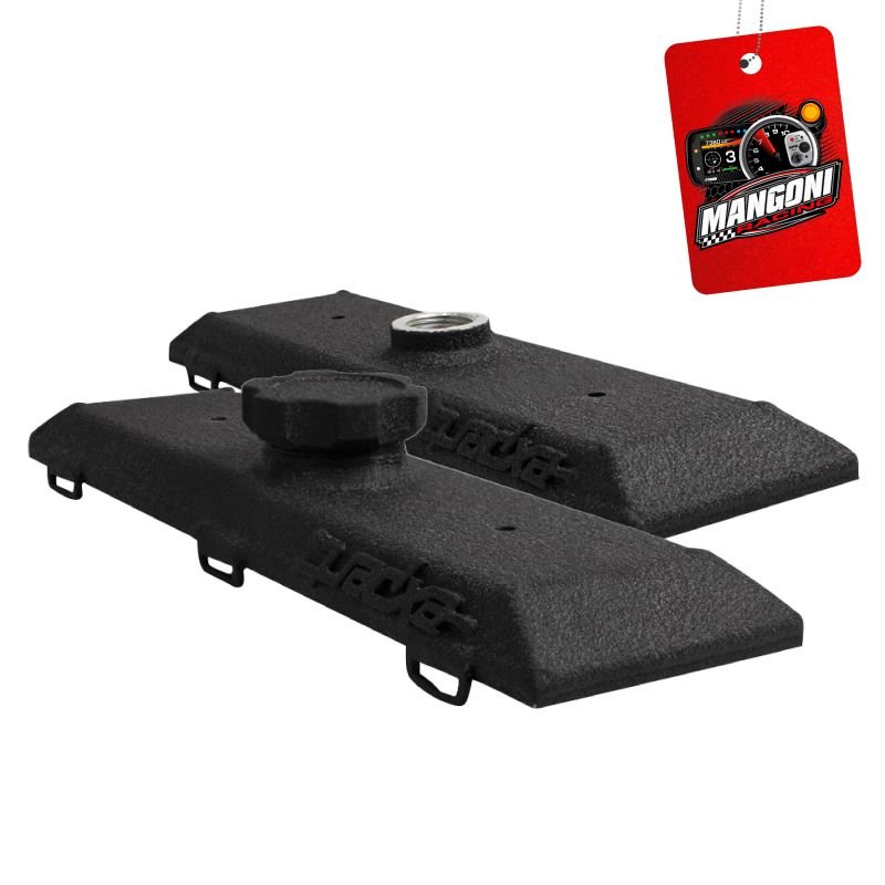 Par de Tampa Válvula de GM Chevette Preto Texturizado - Expert