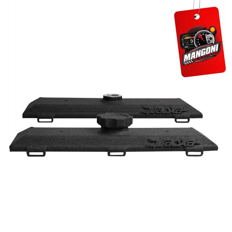 Par de Tampa Válvula de GM Chevette Preto Texturizado - Expert