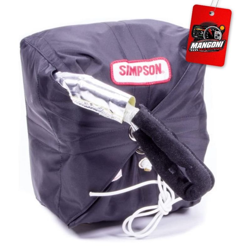 Paraquedas Automotivo 10 Pés Preto - Simpson