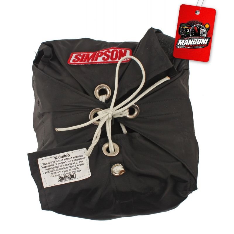 Paraquedas Automotivo 10 Pés Preto - Simpson