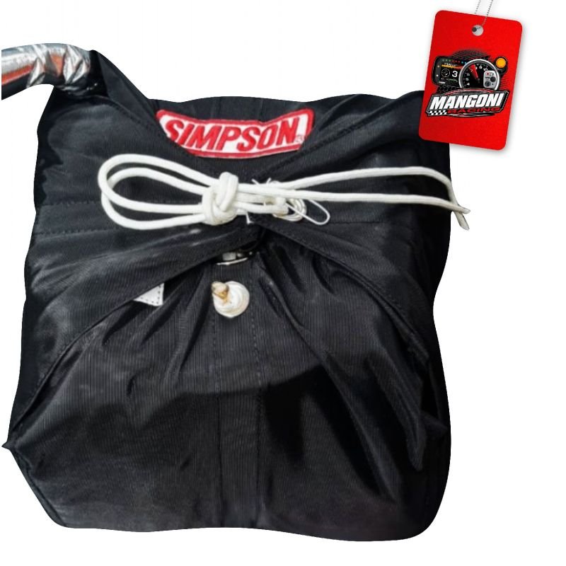 Paraquedas Automotivo 10 Pés Preto - Simpson