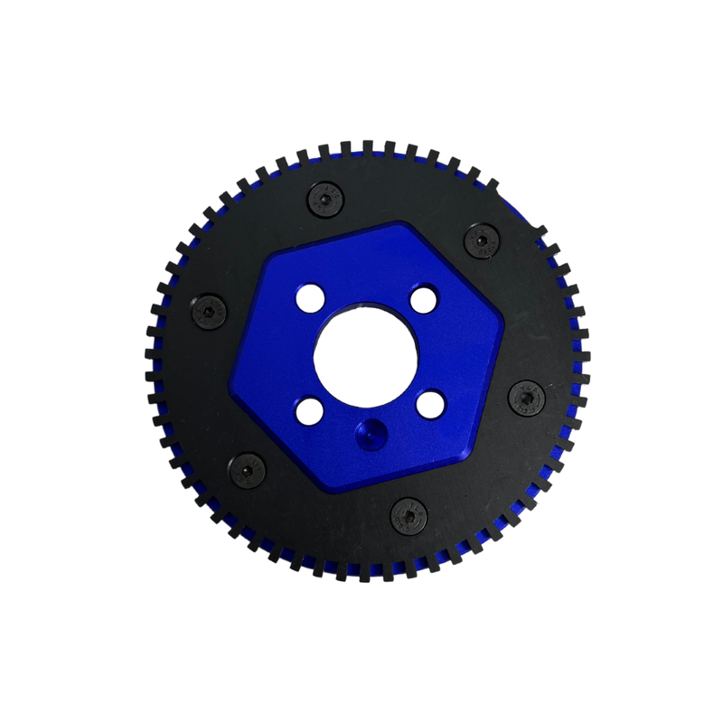 Polia Roda Fônica Sextavada 125mm RGTX VW AP - Azul