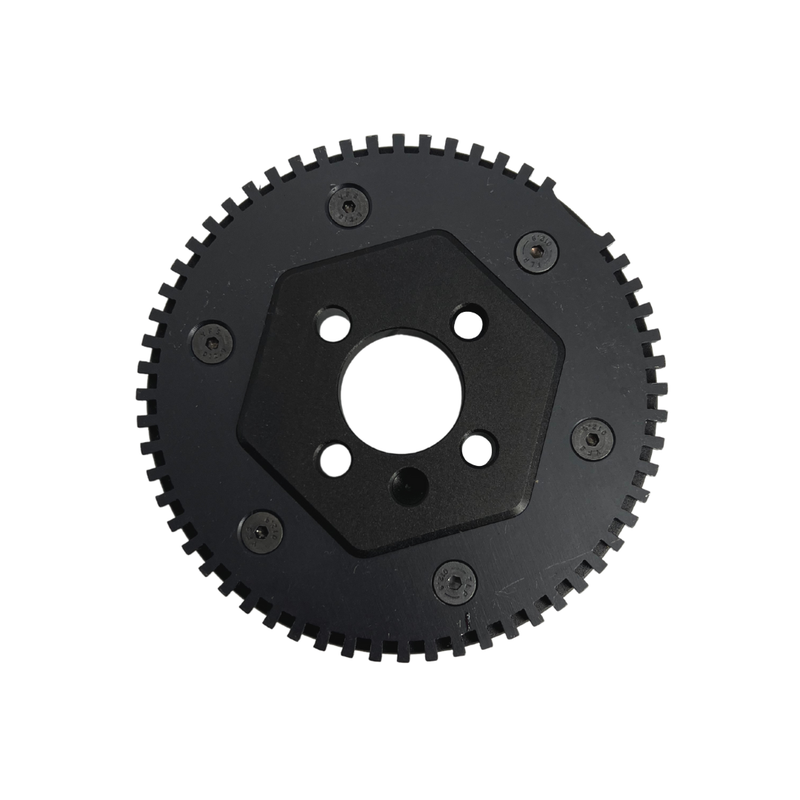 Polia Roda Fônica Sextavada 125mm RGTX VW AP - Preto
